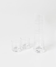 廣田硝子　氷竹酒器揃い