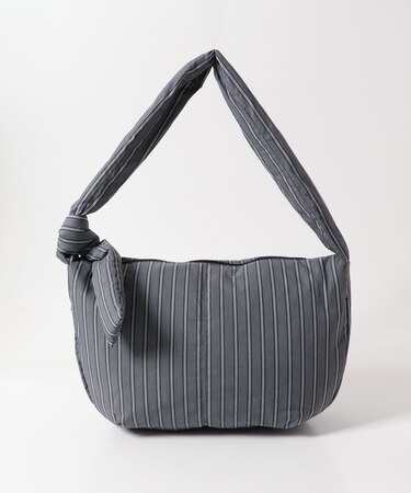 ストライプビッグショルダーバッグ