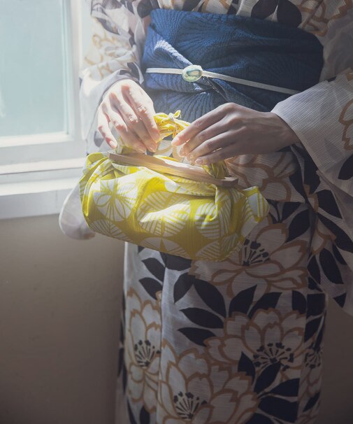 Furoshiki bag 伊砂文様