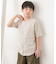 『親子リンク』シルケットリネンバンドカラーシャツ(KIDS)
