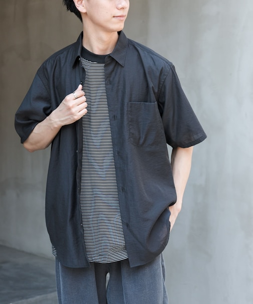 FORK&SPOON　Nylon Wool シャツ