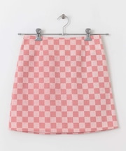 アソート柄台形ミニスカート