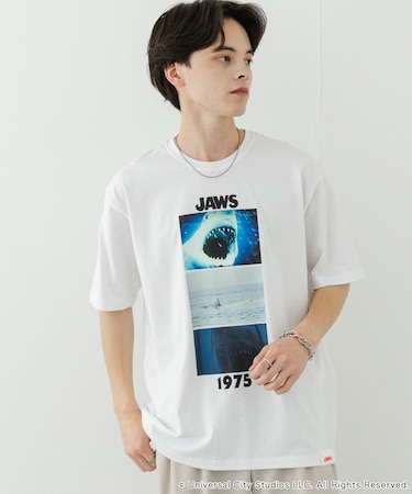 『別注』SENSE OF PLACE×JAWS　プリントT-SHIRTS／A
