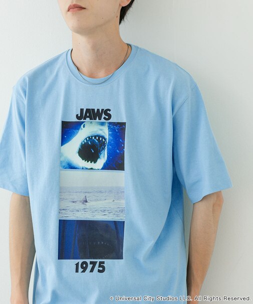 『別注』SENSE OF PLACE×JAWS　プリントT-SHIRTS／A