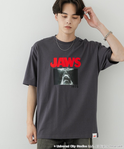 『別注』SENSE OF PLACE×JAWS　プリントT-SHIRTS／B