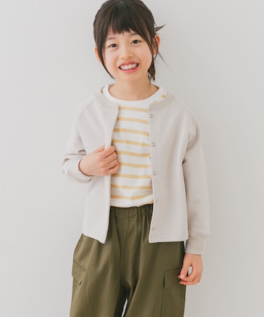 裏毛ラグランカーディガン(KIDS)