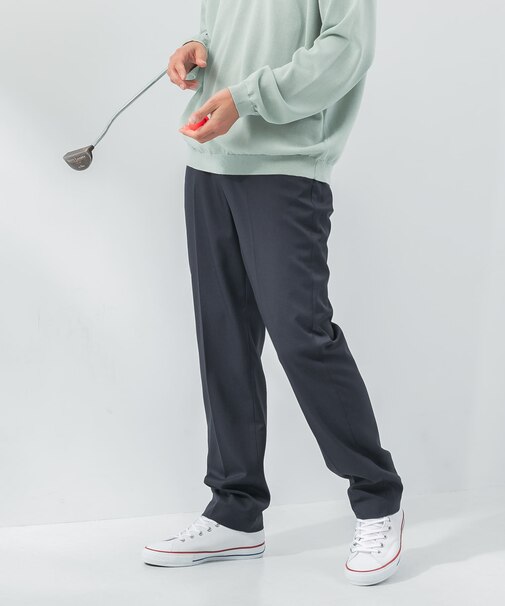 『接触冷感／防シワ』OOPS　ファンマーツイルパンツ