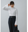 F by ROSSO　ウォッシャブル袖フリルコンパクトニット