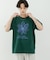 フラワーアートグラフィックショートスリーブTシャツ