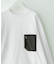 ヘビーウェイトナイロン布帛ポケットロングスリーブTシャツ