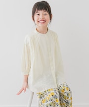 『親子リンク』コットンボイルギャザーブラウス(KIDS)