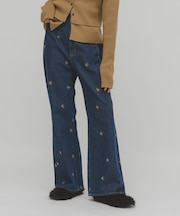 シームポケットフレアデニム