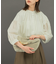 チンツシアーギャザーブラウス