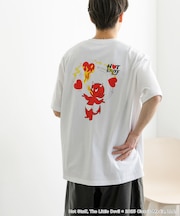 『別注』HOT STUFF×SENSE OF PLACE　 プリントTシャツ A