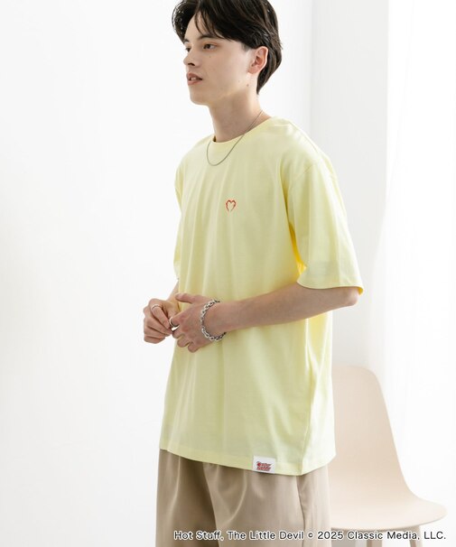 『別注』HOT STUFF×SENSE OF PLACE　 プリントTシャツ A