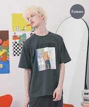 『別注』OATSIDE×SENSE OF PLACE　グラフィックショートスリーブ Tシャツ B