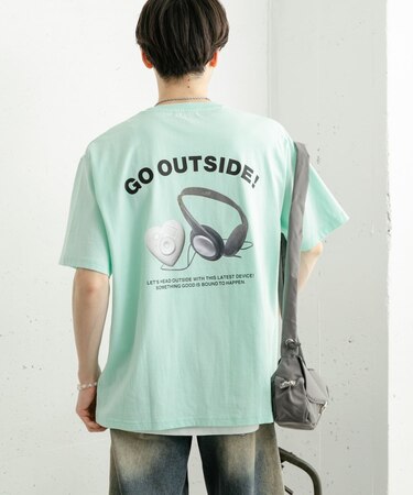 DEVICE ショートスリーブプリント Tシャツ B