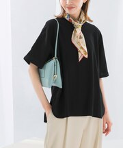 接触冷感ハーフスリーブドルマンTシャツ