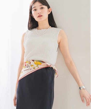 ランダムリンクルラッセルカットソー