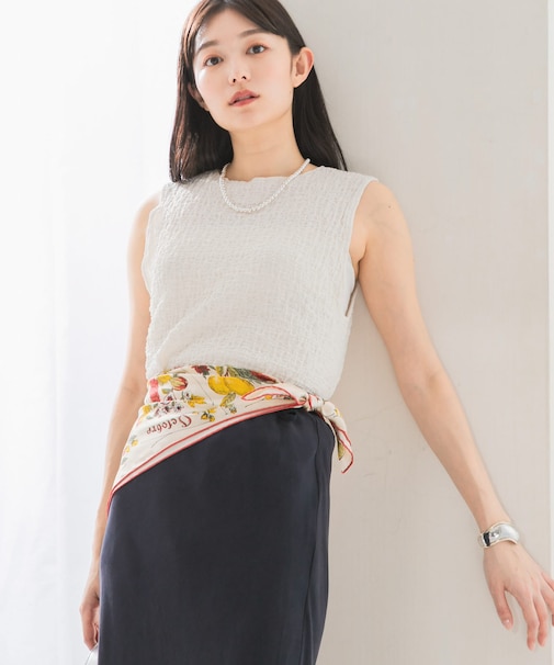 ランダムリンクルラッセルカットソー