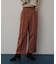 サテンパイピングジャガードパンツ