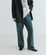 ウールスームスニットパンツ