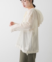 フーデットメッシュトップ