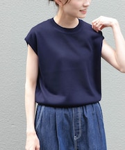 FORK&SPOON　LEVITAノースリーブニットプルオーバー