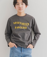 『WEB／一部店舗限定サイズ』ロゴプリントロングTシャツ(KIDS)