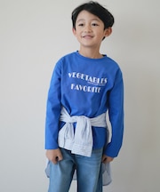 『WEB／一部店舗限定サイズ』ロゴプリントロングTシャツ(KIDS)