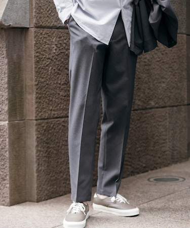 LIFE STYLE TAILOR　リネンライクコンフォータブルパンツ