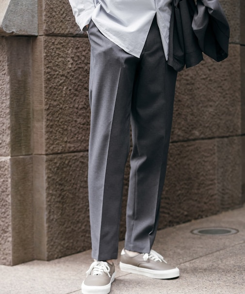 LIFE STYLE TAILOR　リネンライクコンフォータブルパンツ