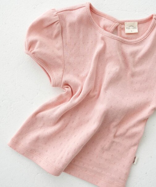 Pippi+Lotta　Eyelet puff  T-shirts(KIDS)