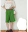 リネンライクバミューダパンツ