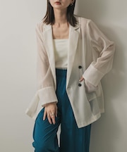 シアーテーラードジャケット