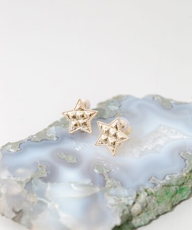 メタルスターイヤリング