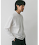 LIFE STYLE TAILOR　シルケットポンチストレッチ長袖Tシャツ