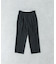 new basic ウールツイルワイドスラックス