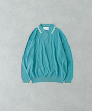 URBAN RESEARCH iD　カノコオーバーニットポロ ロングスリーブ