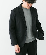 LIFE STYLE TAILOR ウールライクソフトツイルストレッチジャケット