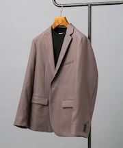 『防シワ／イージーケア』LIFE STYLE TAILOR　ウールライクツイルストレッチジャケット
