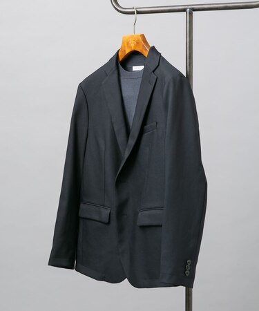 『防シワ／イージーケア』LIFE STYLE TAILOR　ウールライクツイルストレッチジャケット