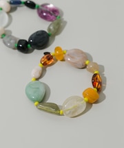 カラフルモチーフヘアポニー