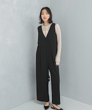 イージーケアVネックオールインワン