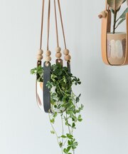 FARM レザーマクラメハンガー WB