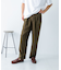 LINEN TUCK PANTS