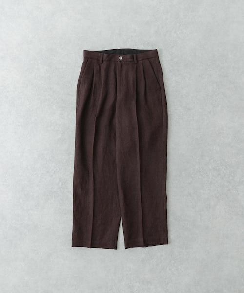 アーバンリサーチ　new basic リネンタックスラックス new basic リネンタックスラックス｜アーバンリサーチの通販｜&mall