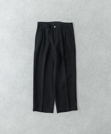 new basic　リネンタックスラックス