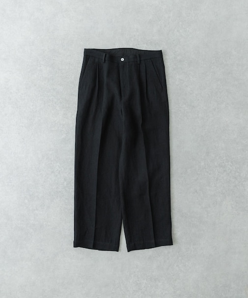 new basic　リネンタックスラックス