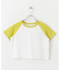 ラグランスリーブバイカラーミニTシャツ
